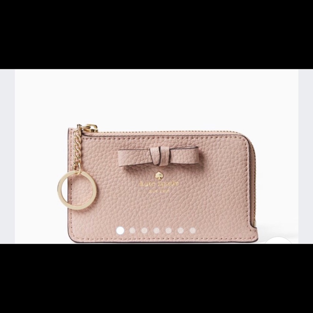 NWT Kate Spade Poppy Keychain Wallet